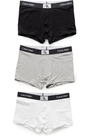 Calvin Klein Ondergoed, Heren, Wit, XL, Katoen, Witte Katoenen Boxer Briefs 3-Pack