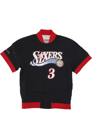 Mitchell & Ness Tops, Heren, Zwart, L, Polyester, NBA Off Court Warm Up Jacket
