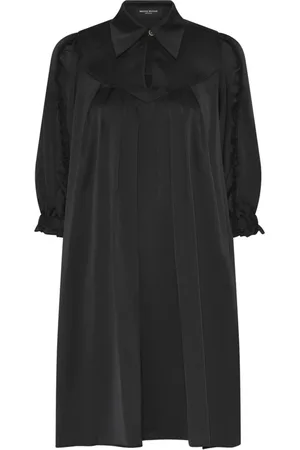 Bruuns Bazaar Kleedjes, Dames, Zwart, M, Zwarte Shirtjurk
