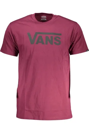 Vans Tops, Heren, Paars, XS, Paarse T-shirt Korte Mouwen Mannen