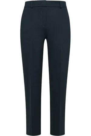 Peuterey Broeken, Dames, Blauw, XS, Blauwe Chino Broek Coll JE Model