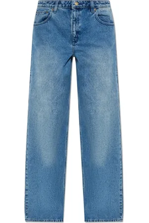 Michael Kors Jeans, Dames, Blauw, S, Katoen, Wide-leg jeans