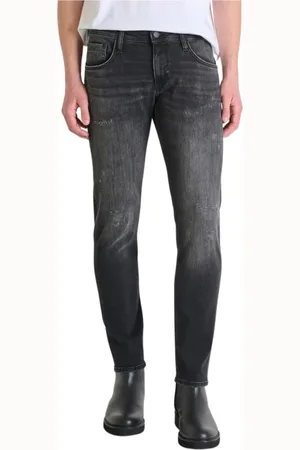 Antony Morato Jeans, Heren, Zwart, W34, Katoen, Comfort Tapered Fit Jeans