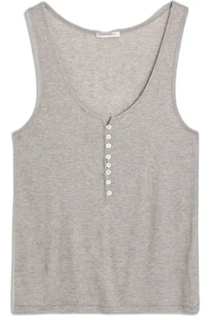 By Malene Birger Tops, Dames, Grijs, M, Stijlvolle Tops Collectie