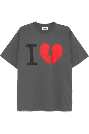 MAGLIANO Tops, Heren, Grijs, XL, Slate Grey Crew Neck T-shirt