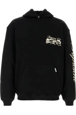 Represent Sweatshirts & Hoodies, Heren, Zwart, M, Zwarte Hoodie met Grafische Print