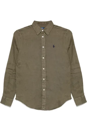 Ralph Lauren Blouses & Shirts, Dames, Groen, M, Groene overhemden