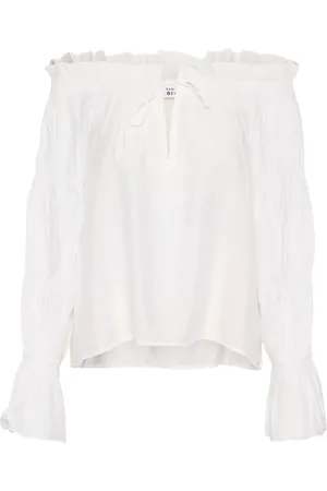 Karen by Simonsen Blouses & Shirts, Dames, Wit, L, Elegante Blouse Odinekb