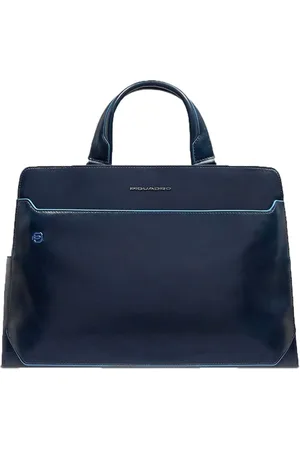 Piquadro Tassen, unisex, Blauw, ONE Size, Leer, Blauwe Zakelijke Tas