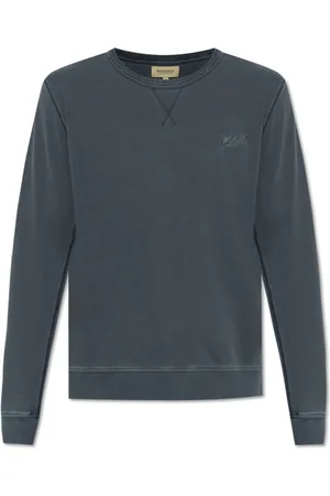 Woolrich Sweatshirts & Hoodies, Heren, Blauw, M, Katoen, Sweatshirts & Hoodies