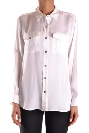 Michael Kors Blouses & Shirts, Dames, Wit, M, Oversized Hoodie Shirt