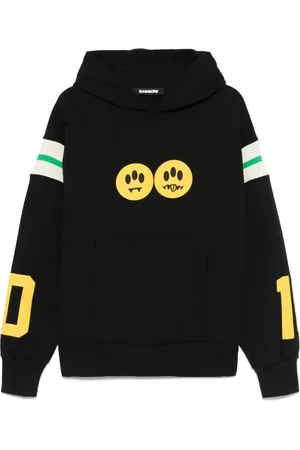 BARROW Sweatshirts & Hoodies, Heren, Zwart, XS, Zwarte Hoodie voor een stijlvolle uitstraling