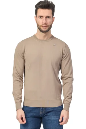 K-Way Truien, Heren, , M, Katoen, Crewneck Sweater