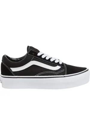 Vans Schoenen, Dames, Zwart, 36 1/2 EU, Zwarte Platform Sneakers