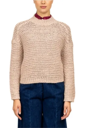 FORTE FORTE Truien, Dames, , S, Suède, Chamois Microfiber Suède-effect Sweater