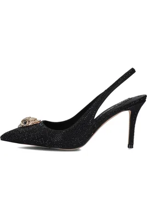 Kurt Geiger Schoenen, Dames, Zwart, 37 EU, Suède, Zwarte Suède Hoge Hakken