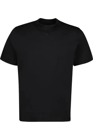 Courrèges Tops, Heren, Zwart, S, Katoen, Zwarte vulkaan T-shirt Herfst-Winter 2024