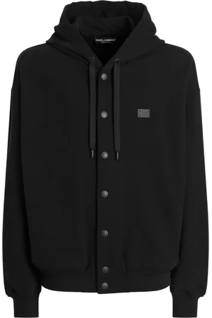 Dolce & Gabbana Jassen, Heren, Zwart, M, Zwarte Truien voor Mannen