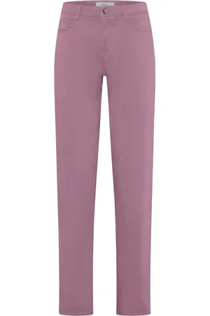 Brax Jeans, Dames, Roze, L, Katoen, Roze Mary Broek Straight-Leg Kwaliteit