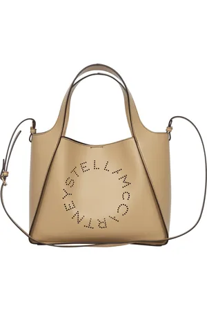Stella McCartney Tassen, Dames, Bruin, ONE Size, Leer, Alter Mat Crossbody Tas - Fawn