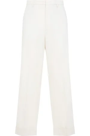VALENTINO Broeken, Heren, Wit, M, Denim, Klassieke Denim Jeans voor dagelijks gebruik