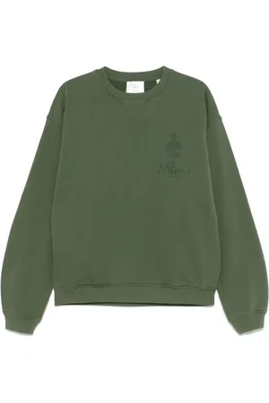 Frame Sweatshirts & Hoodies, Heren, Groen, M, Khaki Sweatshirt met Zakken