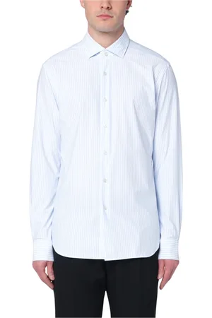 Xacus Overhemden, Heren, Blauw, XL, Lange mouw actief overhemd