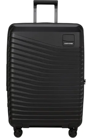 Samsonite Koffers, unisex, Zwart, ONE Size, Uitbreidbare Intuo Trolley Lichtgewicht en Krasbestendig