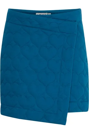 Ichi Rokken, Dames, Blauw, M, Gewatteerde Marokkaans Blauwe Rok