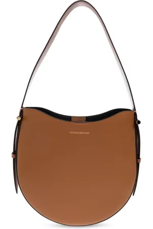 Victoria Beckham Tassen, Dames, Bruin, ONE Size, Leer, Schoudertas