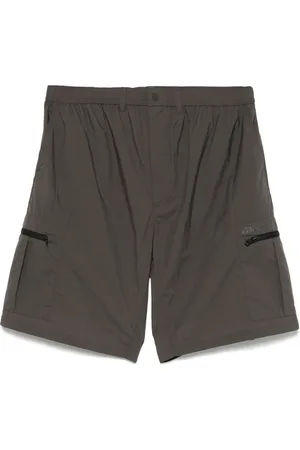 Mizuno Korte broeken, Heren, Grijs, L, Houtskoolgrijze ritszakken shorts