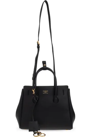 Balenciaga Tassen, Dames, Zwart, ONE Size, Leer, Hampton Mini handtas