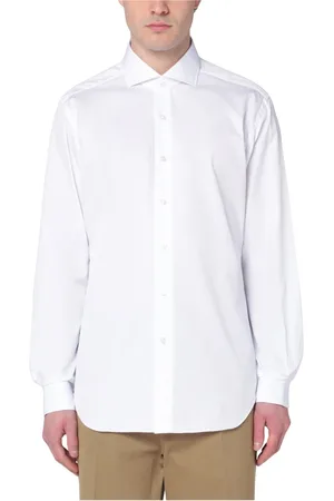Xacus Overhemden, Heren, Wit, 3Xl, Lange Mouw Reis Shirt