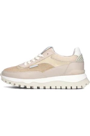 Floris van Bommel Schoenen, Dames, , 42 EU, Grijze Lage Top Platform Sneakers