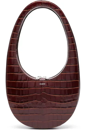COPERNI Tassen, Dames, Bruin, ONE Size, Bruine Krokodileffect Top Handtas