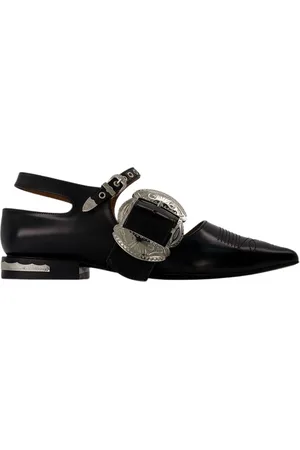 TOGA PULLA Schoenen, Dames, Zwart, 37 EU, Leer, Ballerinas