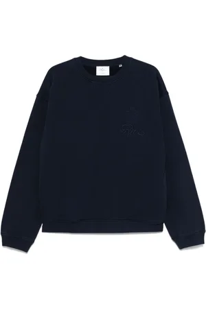 Frame Sweatshirts & Hoodies, Heren, Blauw, L, Navy Crew Neck Sweatshirt