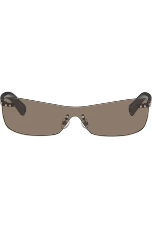 Jacquemus Accessoires, Dames, Grijs, ONE Size, Elegante Grijze Zonnebril