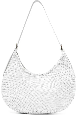 Dragon Diffusion Tassen, Dames, Wit, ONE Size, Witte Schoudertas met Magnetische Sluiting