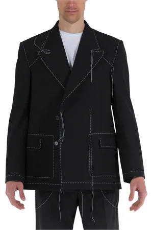 OFF-WHITE Jassen, Heren, Zwart, M, Katoen, Blazerjas