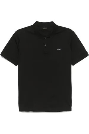 Paul & Shark Tops, Heren, Zwart, 2Xl, Zwarte Knopen Trui