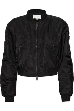 Gestuz Jassen, Dames, Zwart, M, Korte Zwarte Bomberjas