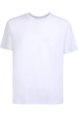 HERNO Tops, Heren, Wit, M, Katoen, Wit Crew Neck T-Shirt voor Heren