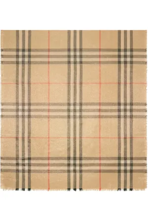 Burberry Accessoires, Dames, , ONE Size, Vintage Check Patroon Omslag Sjaal