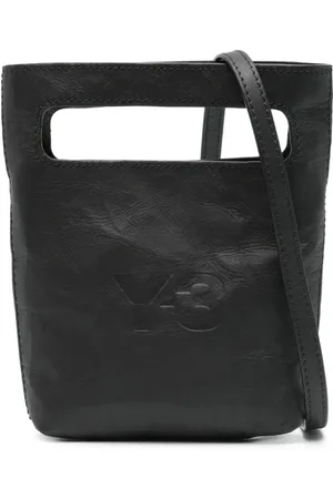 Y-3 Tassen, Dames, Zwart, ONE Size, Zwarte Schoudertas met Bovenhandvat