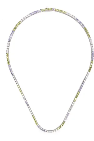 Hatton Labs Accessoires, Heren, Grijs, ONE Size, Zilverkleurige Klauw Instelling Ketting