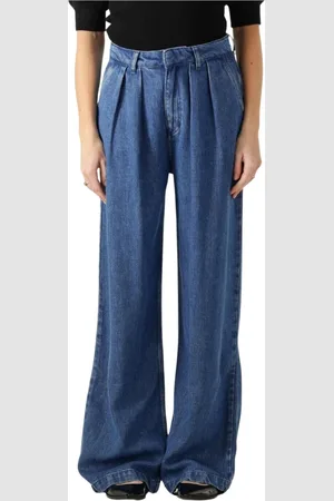 Circle Of Trust Jeans, Dames, Blauw, W29, Wide Leg Dnm Jeans Lori