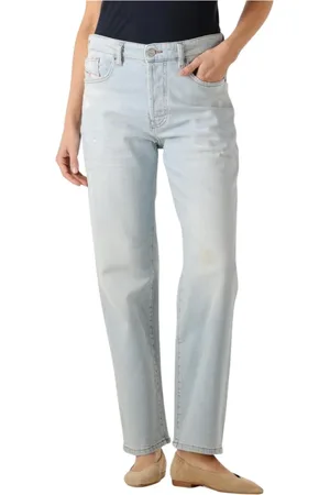 Diesel Jeans, Dames, Blauw, W29 L32, 1988 D-Ark Straight Leg Jeans