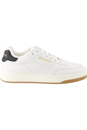 Saint Laurent Schoenen, Heren, Wit, 41 EU, Witte leren mand Sl/61