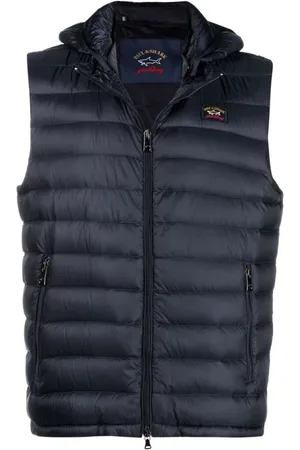 Paul & Shark Jassen, Heren, Blauw, L, Nylon, Down Jassen